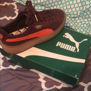 Puma Trace Platforms barley worn.